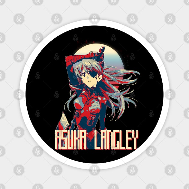 asuka langley Magnet by Retrostyle